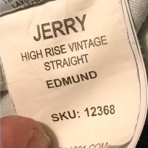 DL1961 Women’s Jerry Jeans High Rise Vintage Straight Size 30 Edmund - Picture 8 of 8